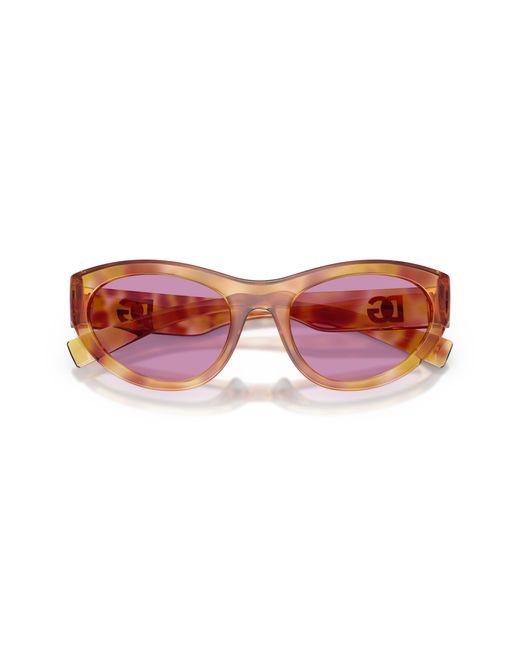 Dolce & Gabbana Black Dg6207 34771A Sunglasses Injected Cat Eye Normal