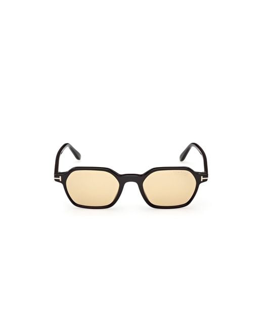 Tom Ford Black Ft1301 Joey-02 01E Sunglasses Acetate Geometric Photochromic for men