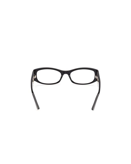 Guess Black Gu50352 001 Optical Frames Acetate Round Normal