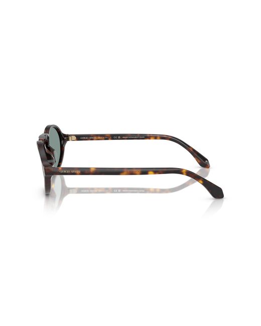 Giorgio Armani Black Ar8219U 587956 Sunglasses Acetate Round Normal for men