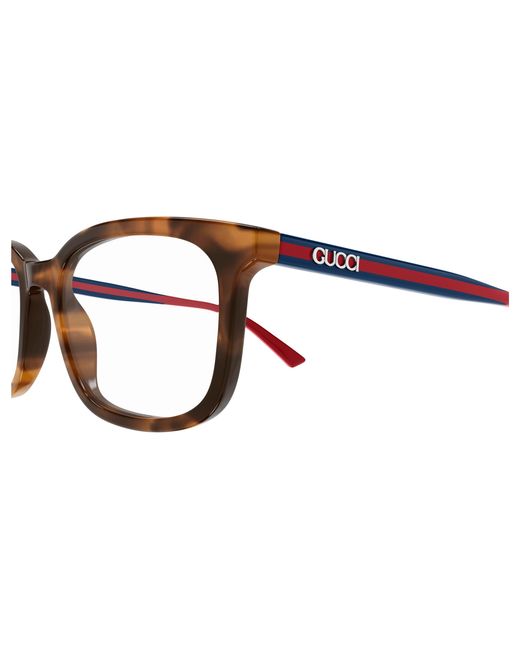 Gucci Black Gg1928O 003 Optical Frames Acetate Transparent Squared for men