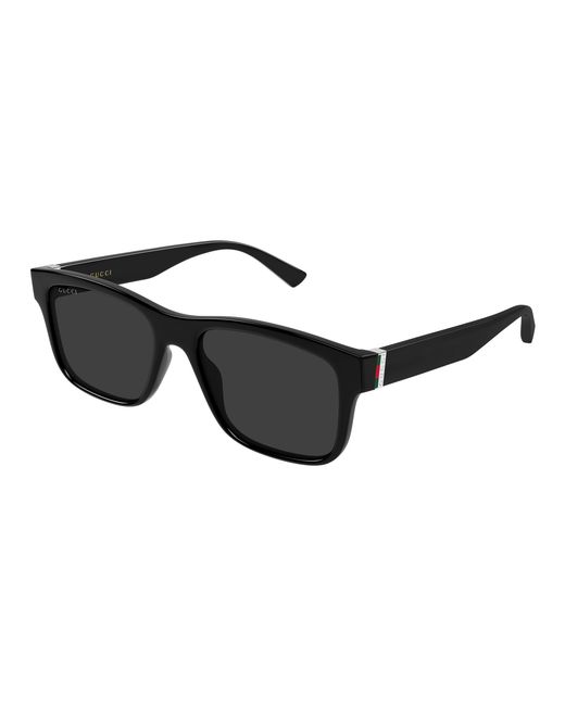 Gucci Black Gg2085S 001 Sunglasses Injected Squared for men