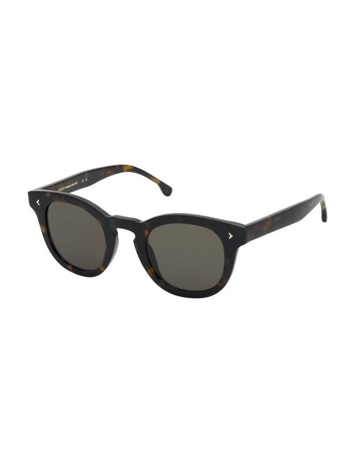 Lozza Black Sl4360 Ischia 6 04Bl Sunglasses Acetate Pantos Anti-Glare for men