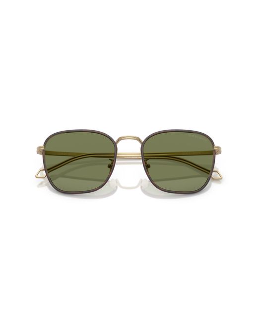 Giorgio Armani Black Ar6164J 30022A Sunglasses Steel Squared Normal for men