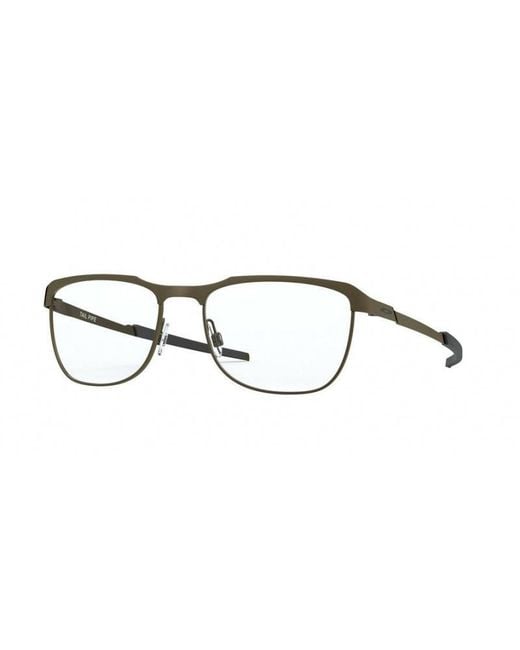Oakley Black Ox3244 Tail Pipe 324401 Optical Frames Metal Squared Normal for men