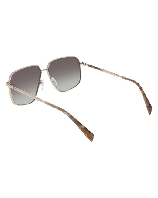 Liu Jo Black Lj162S 714 Sunglasses Metal Pilot Normal