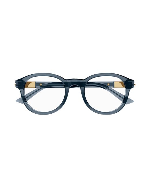 Gucci Black Gg1503O 003 Optical Frames Acetate Transparent Round for men