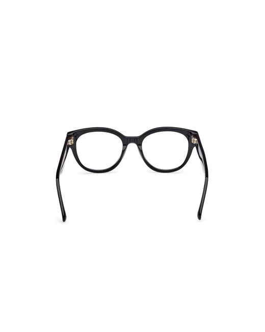 MAX&Co. Black Mo5180 001 Optical Frames Acetate Round Normal