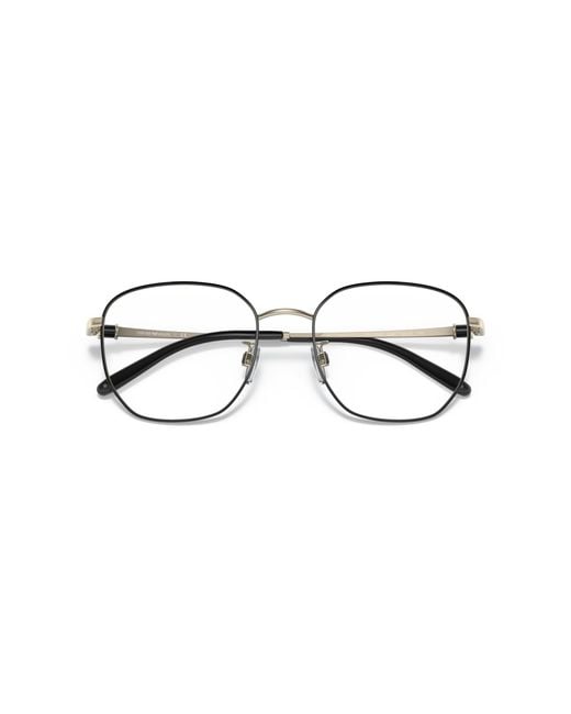 Emporio Armani Black Ea1134D 3082 Optical Frames Metal Squared Normal