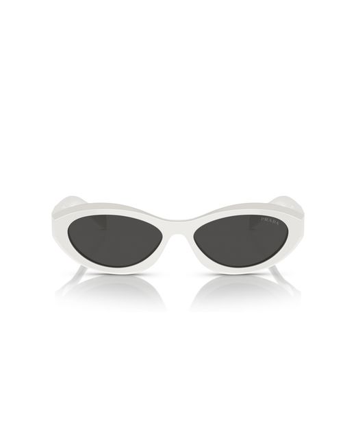 Prada Black Pr 26Zs 17K08Z Sunglasses Acetate Geometric Normal
