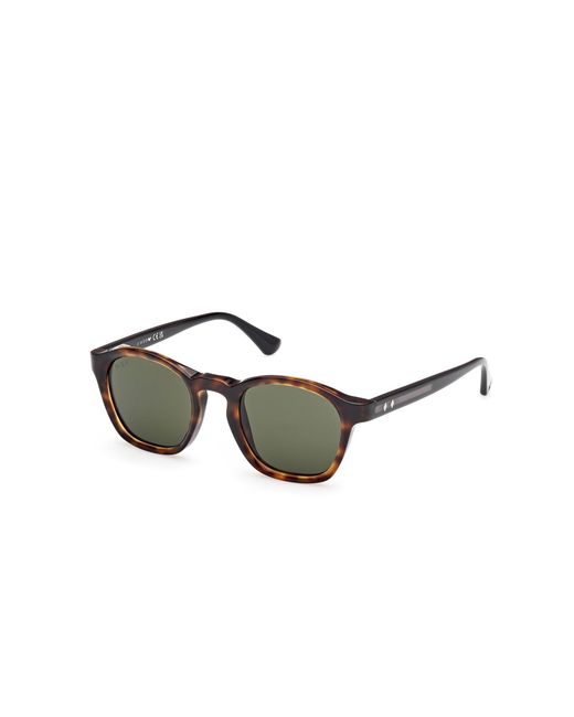 Web Green We0384 55N Sunglasses Acetate Round Normal for men