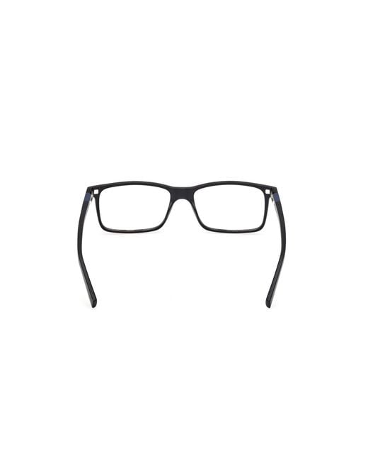 Timberland Black Tb1765 002 Optical Frames Injected Squared Normal for men