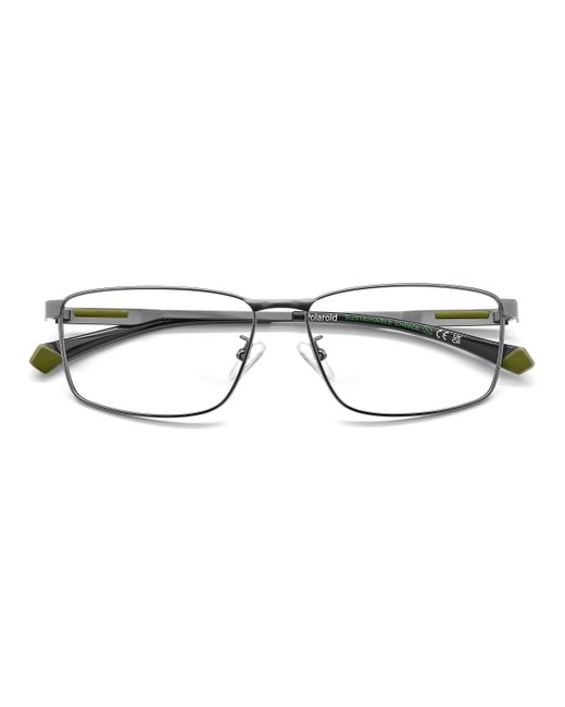 Polaroid Black Pld D534/G R80 Optical Frames Metal Squared for men