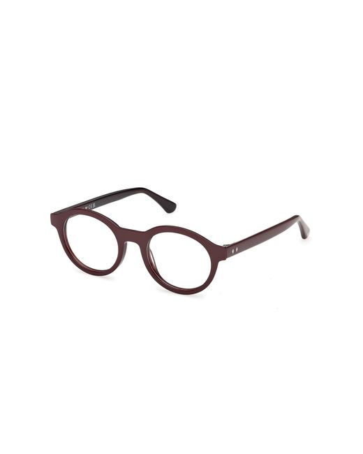Web Black We5472 071 Optical Frames Acetate Round Normal for men