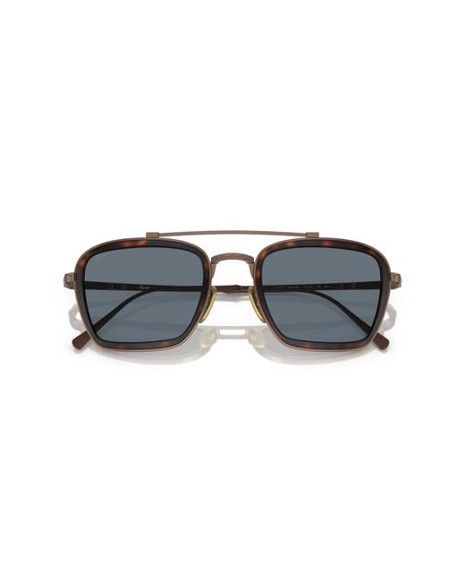 Persol Black Po5012St 801656 Sunglasses Titanium Pillow Normal