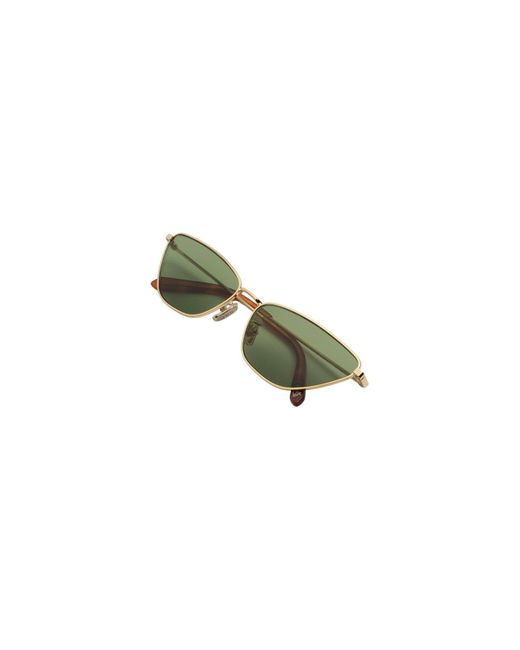 Retrosuperfuture Black Jgv Spillo Light Havana Sunglasses Metal Cat Eye Normal