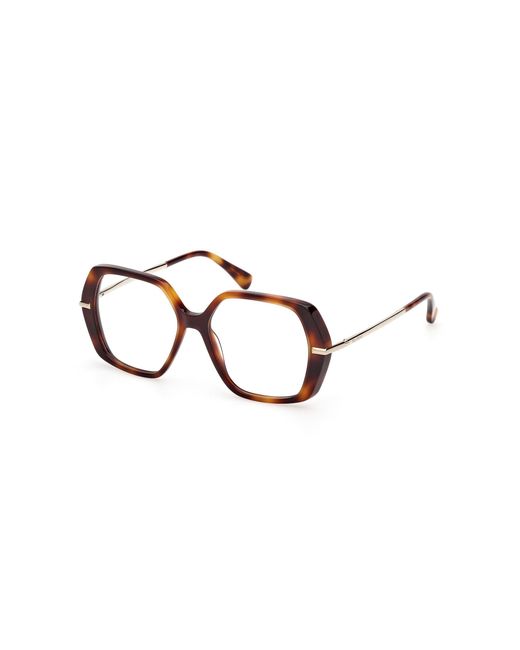 Max Mara Black Mm5175 052 Optical Frames Acetate Geometric Normal