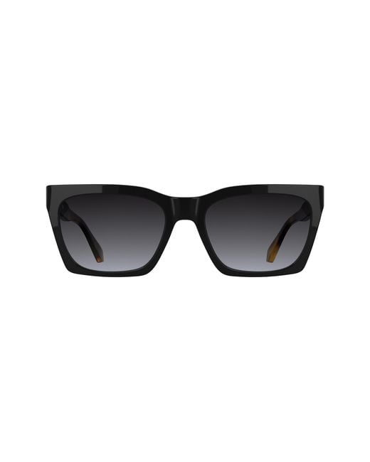 Calvin Klein Black Ckj26606S 001 Sunglasses Acetate Smoke Cat Eye Normal