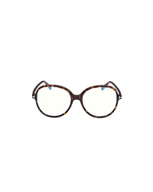 Tom Ford Black Ft6090-B 052 Optical Frames Acetate Round Normal