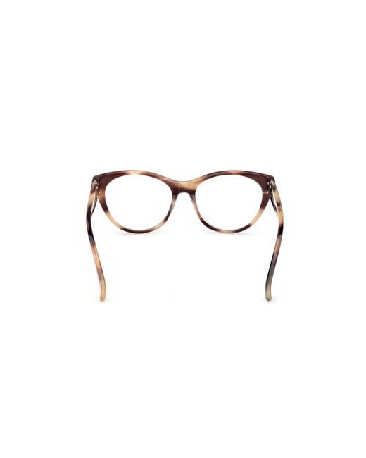 Max Mara Black Mm5205 047 Optical Frames Acetate Round Normal