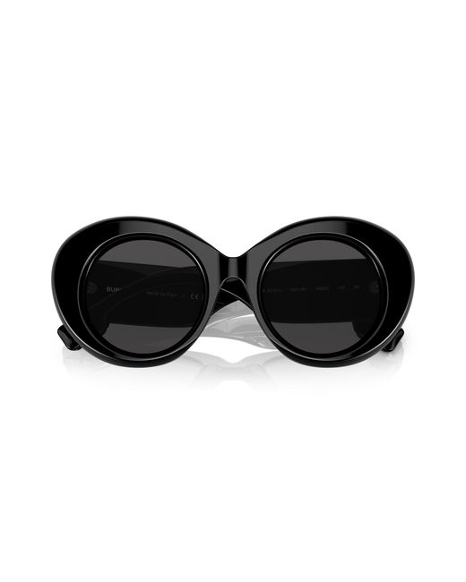 Burberry Black Be4370U Margot 300187 Sunglasses Acetate Round Normal