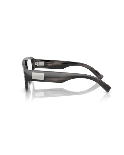 Dolce & Gabbana Black Dg3406 3440 Optical Frames Acetate Transparent Pilot Normal for men