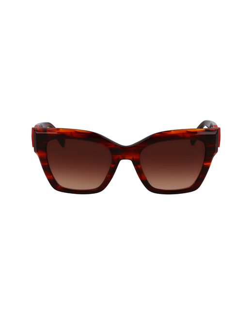 Longchamp Black Lo762S 607 Sunglasses Acetate Squared Normal