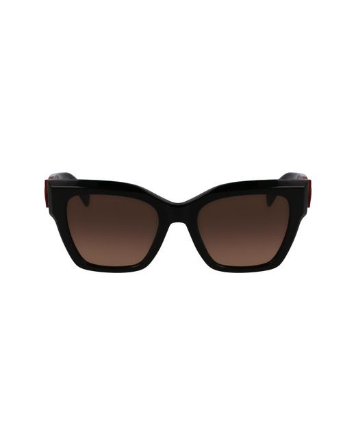 Longchamp Black Lo762S 001 Sunglasses Acetate Squared Normal
