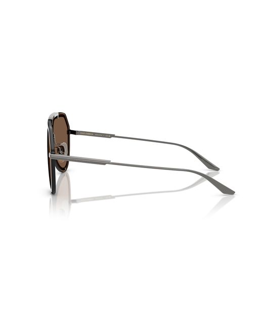 Dolce & Gabbana Black Dg2309 135273 Sunglasses Metal Pilot Normal for men