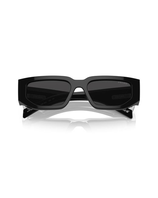 Prada Black Pr 09Zs 1Ab5S0 Sunglasses Acetate Squared Normal for men