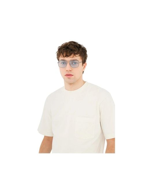 Retrosuperfuture Black Lsm Spliff-Gun Sunglasses Acetate Light Squared Normal