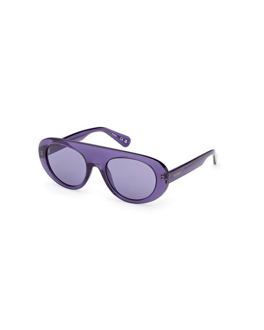 MAX&Co. Black Mo0148 81Y Sunglasses Injected Round Normal