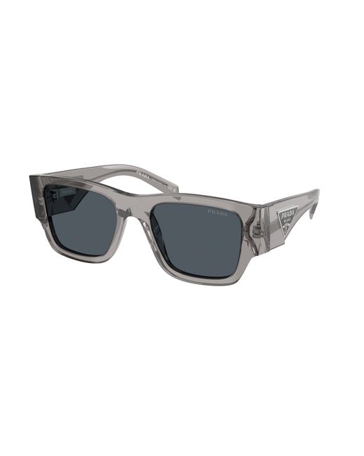 Prada Black Pr 10Zs 16Z70B Sunglasses Acetate Pillow Normal for men