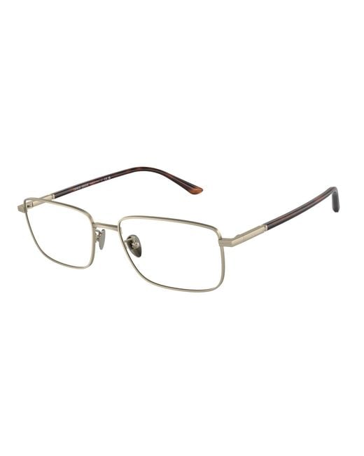 Giorgio Armani Black Ar5133 3002 Optical Frames Steel Transparent Squared Normal for men