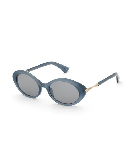 Nina Ricci Black Snr481 0W47 Sunglasses Acetate Smoke Geometric Normal