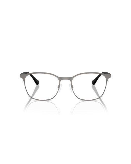 Emporio Armani Black Ea1114 3380 Optical Frames Metal Transparent Round Normal for men