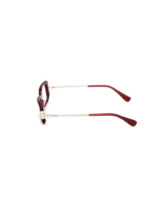 Max Mara Black Mm5224 069 Optical Frames Acetate Squared Normal