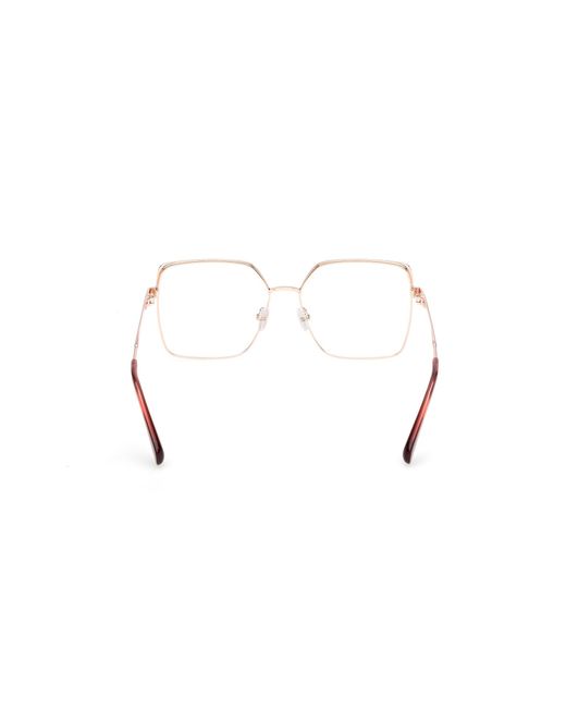 MAX&Co. Black Mo5097 33A Optical Frames Metal Geometric Normal
