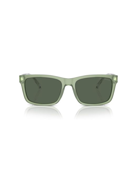 Emporio Armani Green Ea4224 609471 Sunglasses Acetate Squared Normal for men