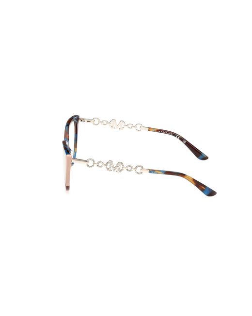 Guess Black Gm50005 092 Optical Frames Acetate Geometric Normal