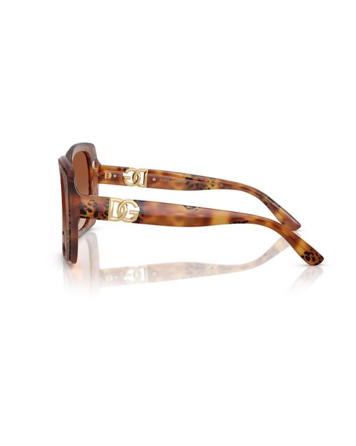 Dolce & Gabbana Black Dg4475 338013 Sunglasses Acetate Squared Normal Shaded