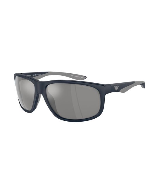 Emporio Armani Black Ea4199U 5088Z3 Sunglasses Injected Pillow Polarized Mirror for men