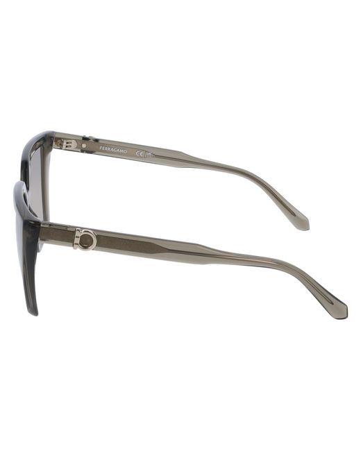 Ferragamo Black Sf2058Se 320 Sunglasses Squared Normal