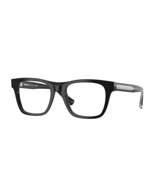 Burberry Black Be2445 4206 Optical Frames Acetate Squared Normal for men