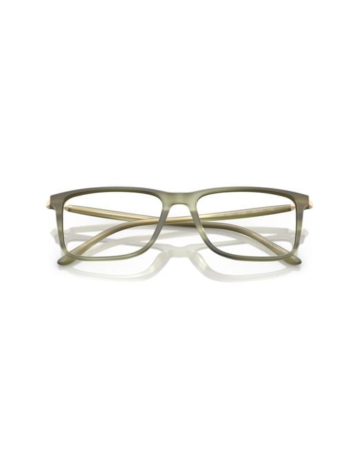Giorgio Armani Black Ar7261 6168 Optical Frames Acetate Transparent Squared Normal for men
