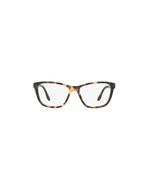 Prada Black Pr 04Tv U6M1O1 Optical Frames Outlet Plastic Squared