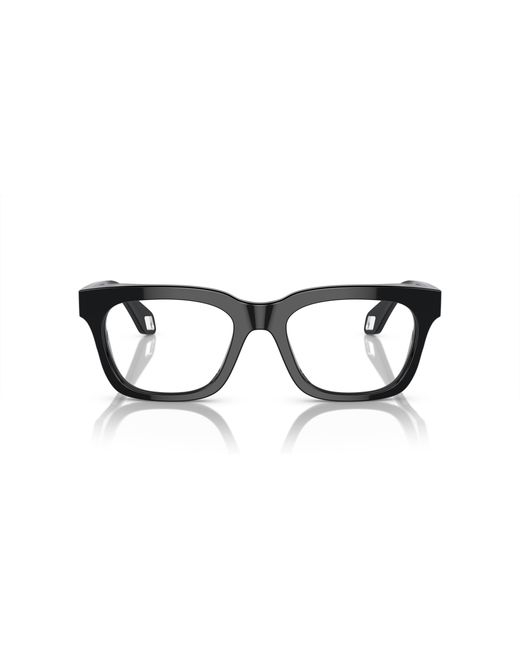 Giorgio Armani Black Ar7247U 5875 Optical Frames Acetate Transparent Pillow Normal for men