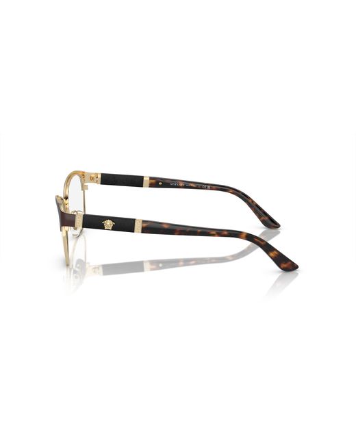 Versace Black Ve1233Q 1366 Optical Frames Metal Geometric Normal