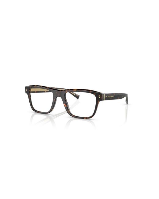 Dolce & Gabbana Black Dg3362 502 Optical Frames Plastic Squared for men