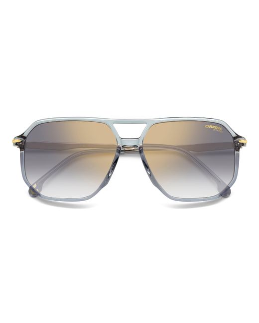 Carrera Black 324/S Kb7/Fq Sunglasses Acetate/ Geometric Mirror for men